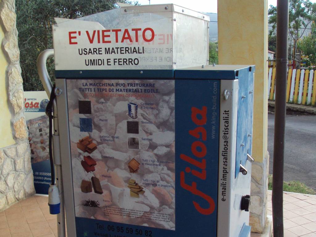 Trituratore calcinacci